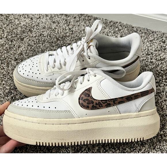 Nike leopard platform shoes women's size 8 - Picture 2 of 9